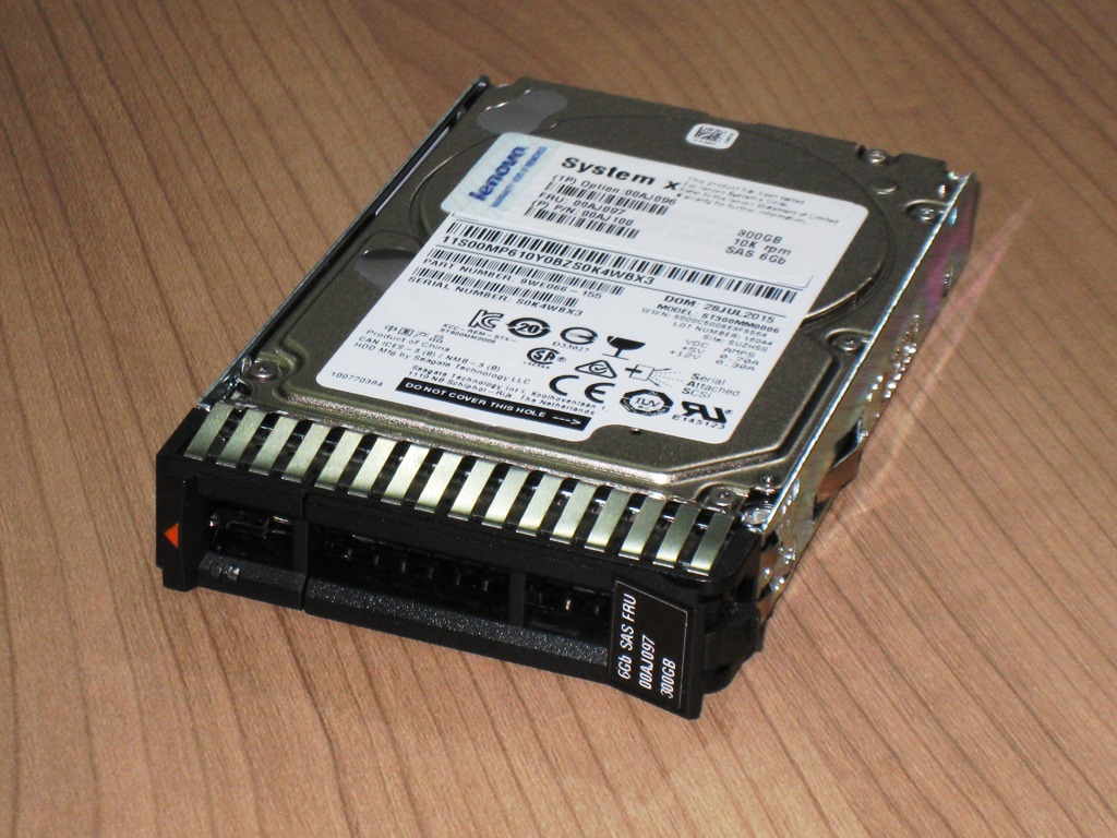 取寄新品★ レノボ 00AJ081 300GB 15K 6Gb SAS 2.5 G3 HS (FRU: 00AJ082)
