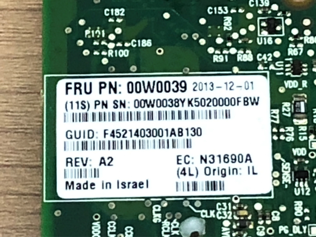 中古 IBM 00W0039 Mellanox Infiniband Connectx-3
