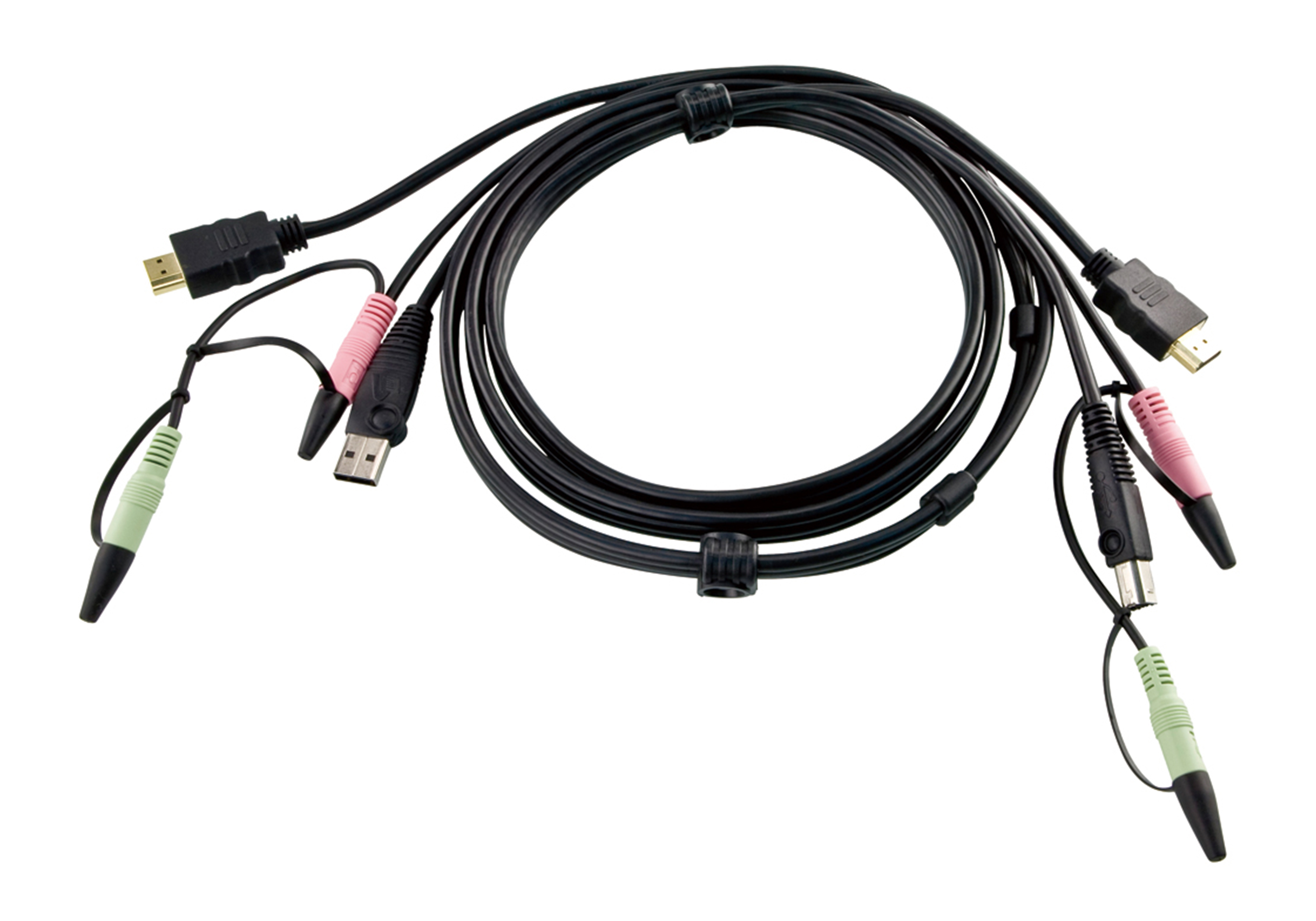 取寄 ATEN 2L-7D02UH HDMI KVMケーブル 1.8m