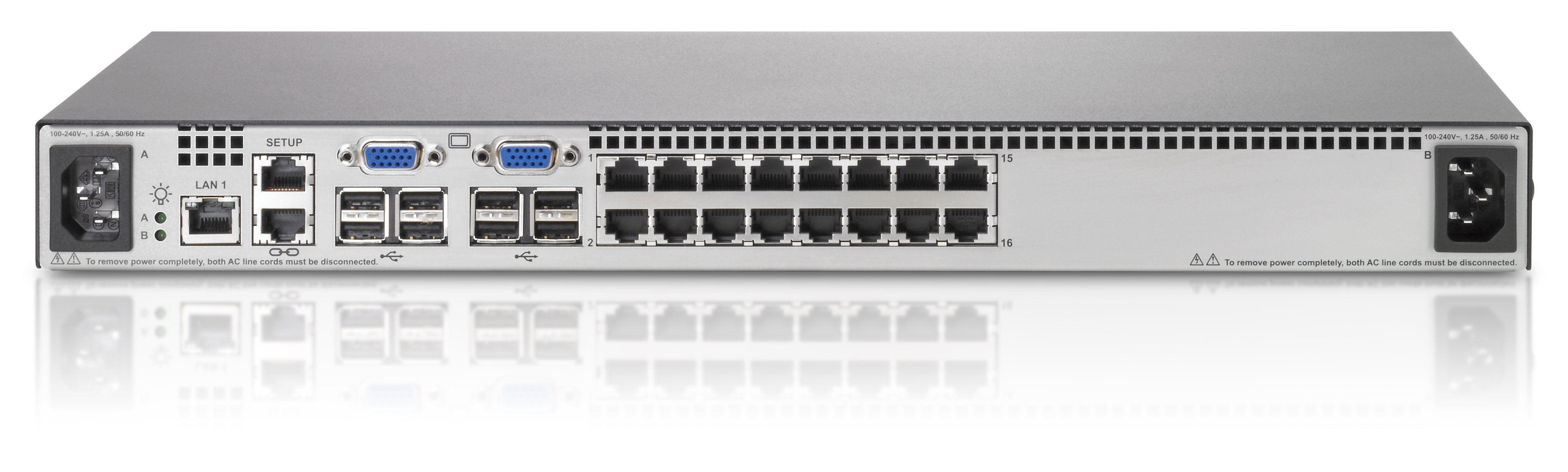 代引不可】 HP 578713-001 サーバーコンソール G2スイッチ 仮想メディアとCAC 0X2X16 KVMスイッチ付き