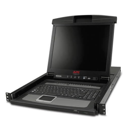 取寄 シュナイダーエレクトリック AP5816 17 Rack LCD Console - English (US) with Integrated 16 Port Analog KVM Switch