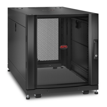 取寄 シュナイダーエレクトリック AR3103 APC NetShelter SX 12U Server Rack Enclosure 600mm x 1070mm w/ Sides Black