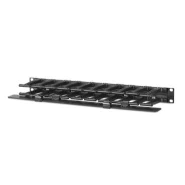 取寄 シュナイダーエレクトリック AR8602A Horizontal Cable Manager; 1U x 4 Deep; Single-Sided with Cover