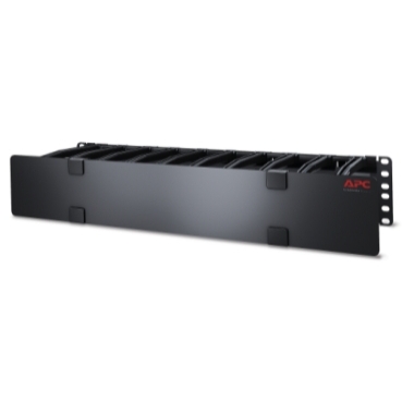 取寄 シュナイダーエレクトリック AR8603A Horizontal Cable Manager; 2U x 6 Deep with Cable Tie-off bottom plate; Single-Sided with Cover