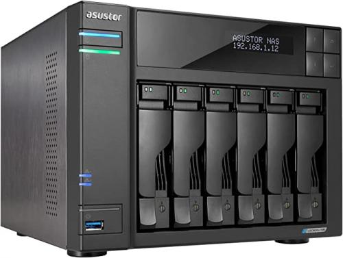 ASUSTOR LOCKERSTOR 6 Gen2 AS6706T(Celeron N5105/6ベイ/タワー) 4TB x6