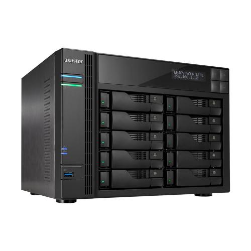 ASUSTOR LOCKERSTOR 10 Pro AS7110T(Xeon E-2224/10ベイ/タワー) NL-SATA 20TB x10