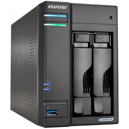 【在庫特価品】ASUSTOR LOCKERSTOR 2 AS6602T(Celeron J4125/2ベイ/タワー) 8TB x2