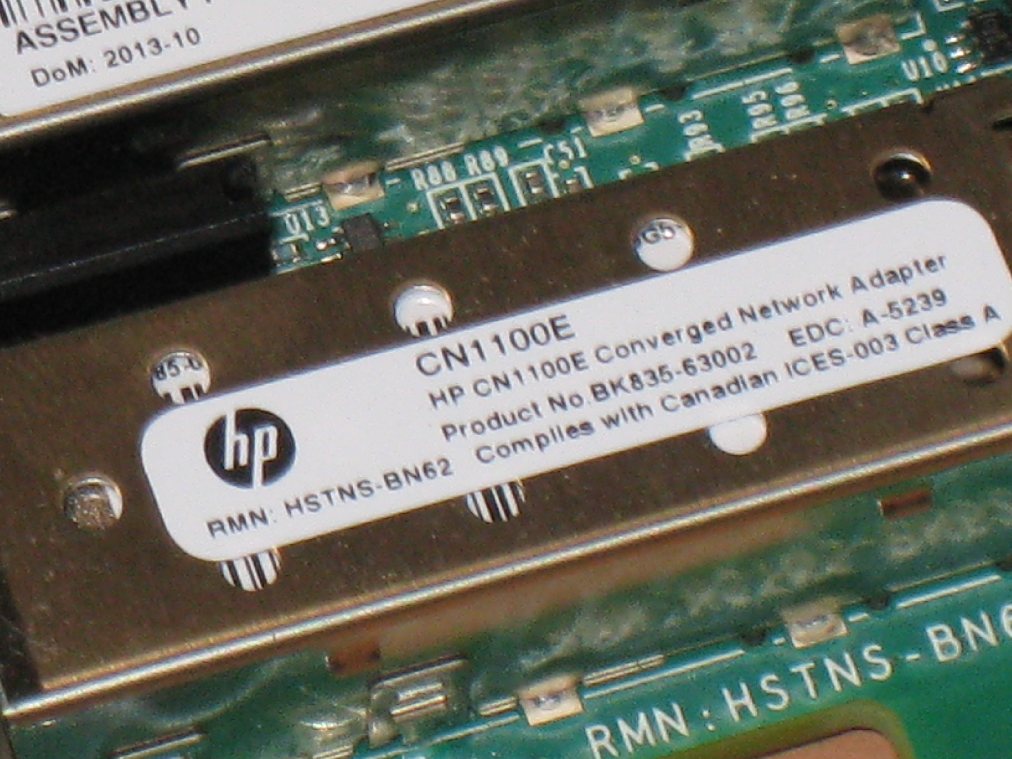 中古 HP BK835A CN1100E Dual Port Converged Network Adapter