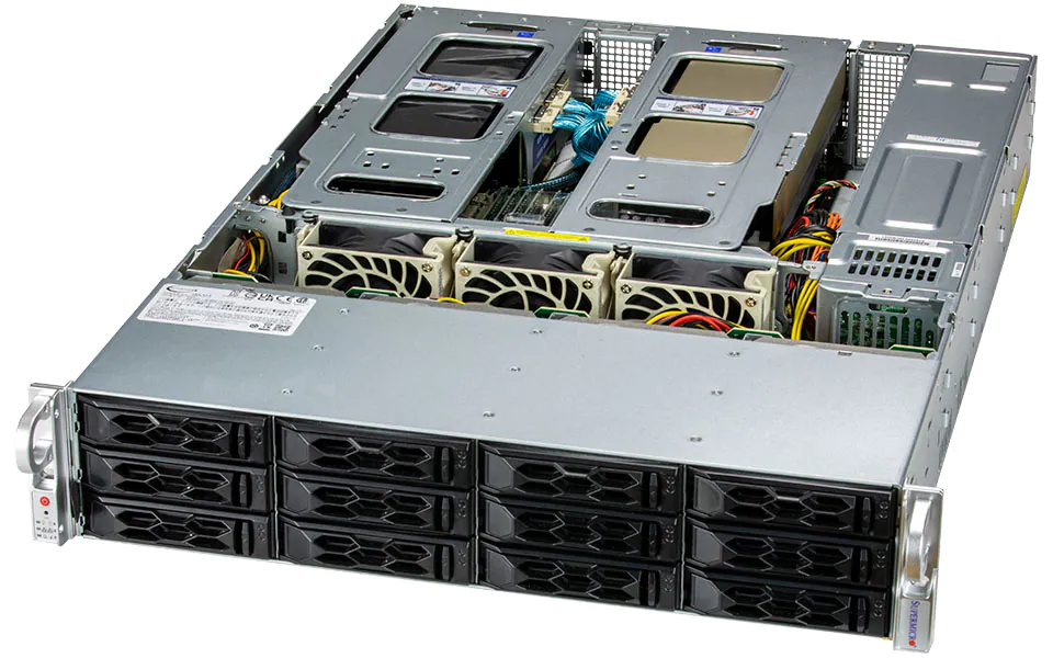 新品 SuperMicro SYS-620C-TN12R BTOカスタマイズ AI ディープラーニング 中規模計算モデル