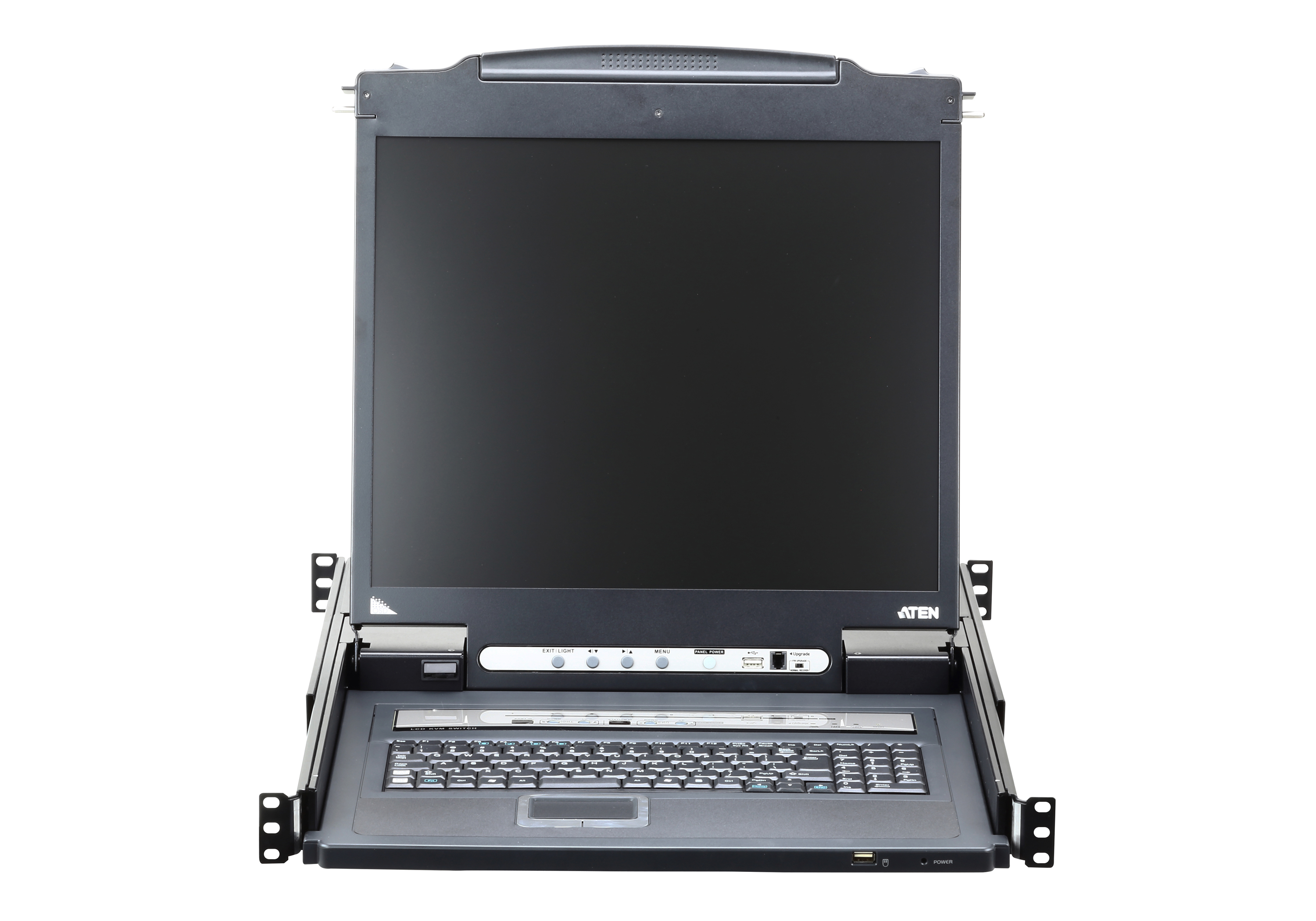 取寄 ATEN CL5708INJJL 19インチ8ポート PS/2-USB VGA LCD IP-KVMドロワー/ロングレール