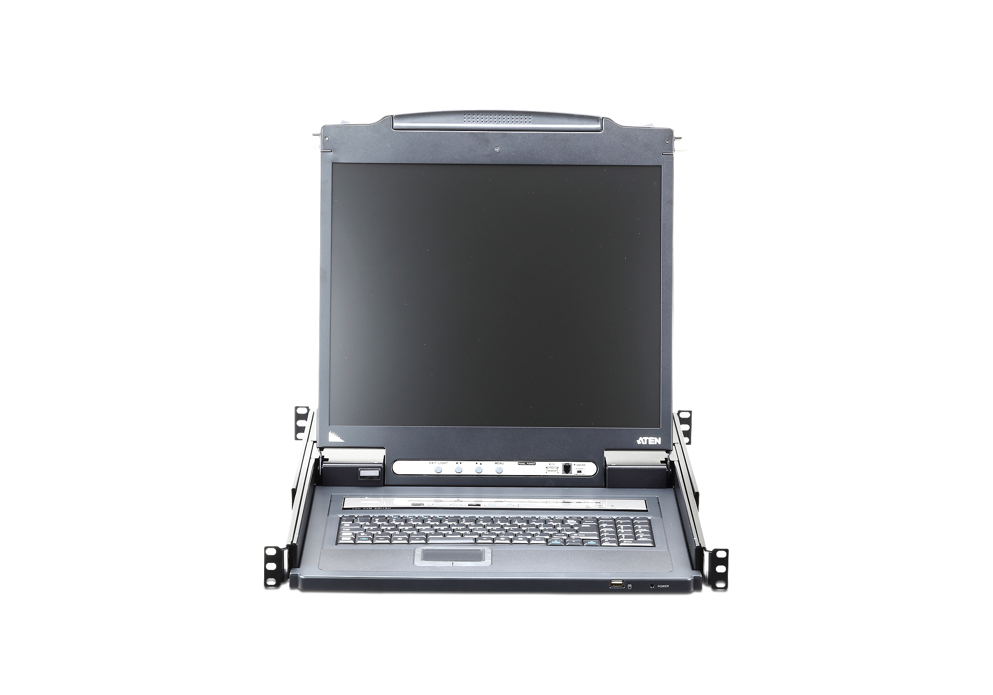 取寄 ATEN CL5708INJJL 19インチ8ポート PS/2-USB VGA LCD IP-KVMドロワー/ロングレール