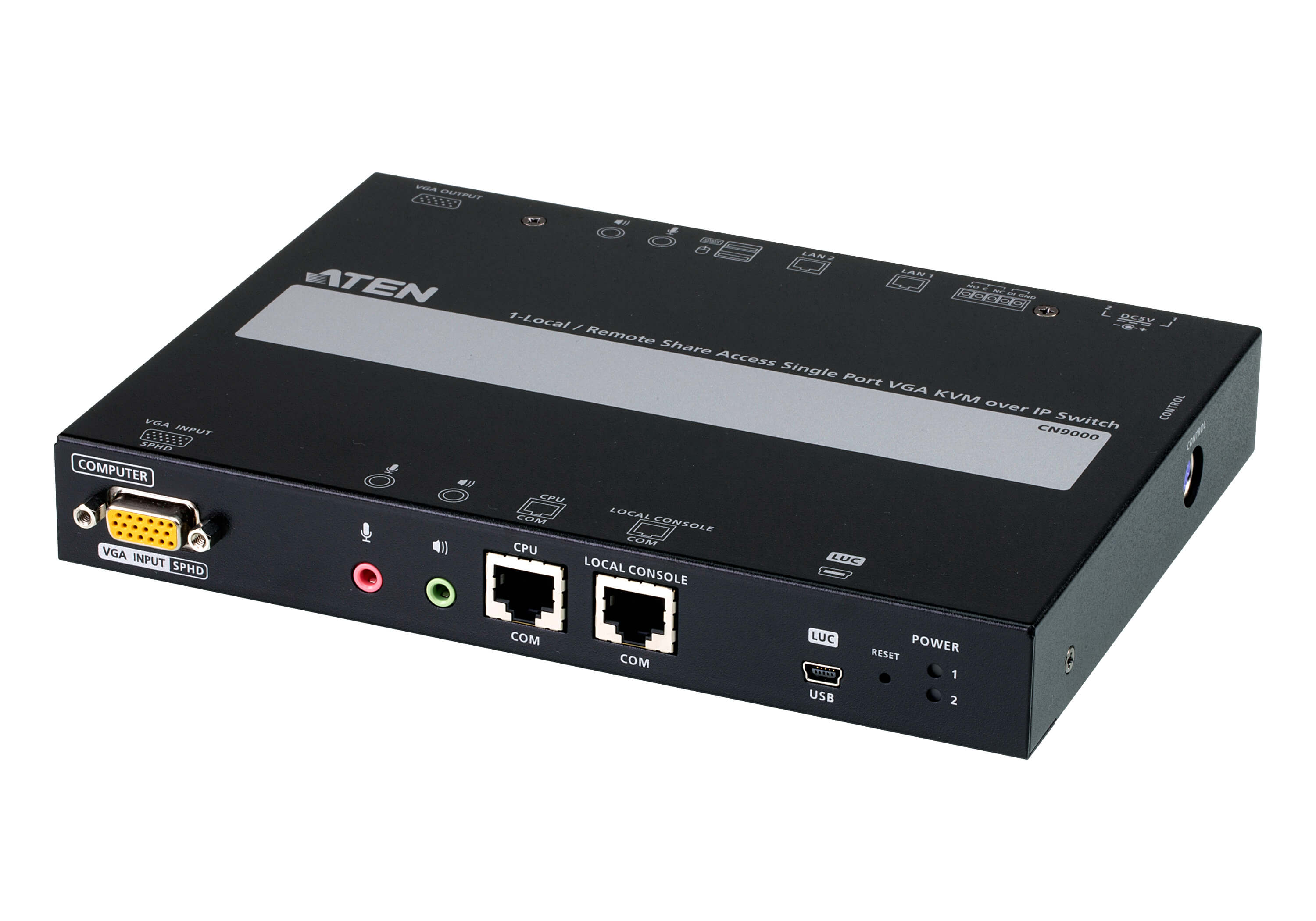 取寄 ATEN CN9000 1ローカル/リモート アクセス共有 1ポート VGA KVM over IP