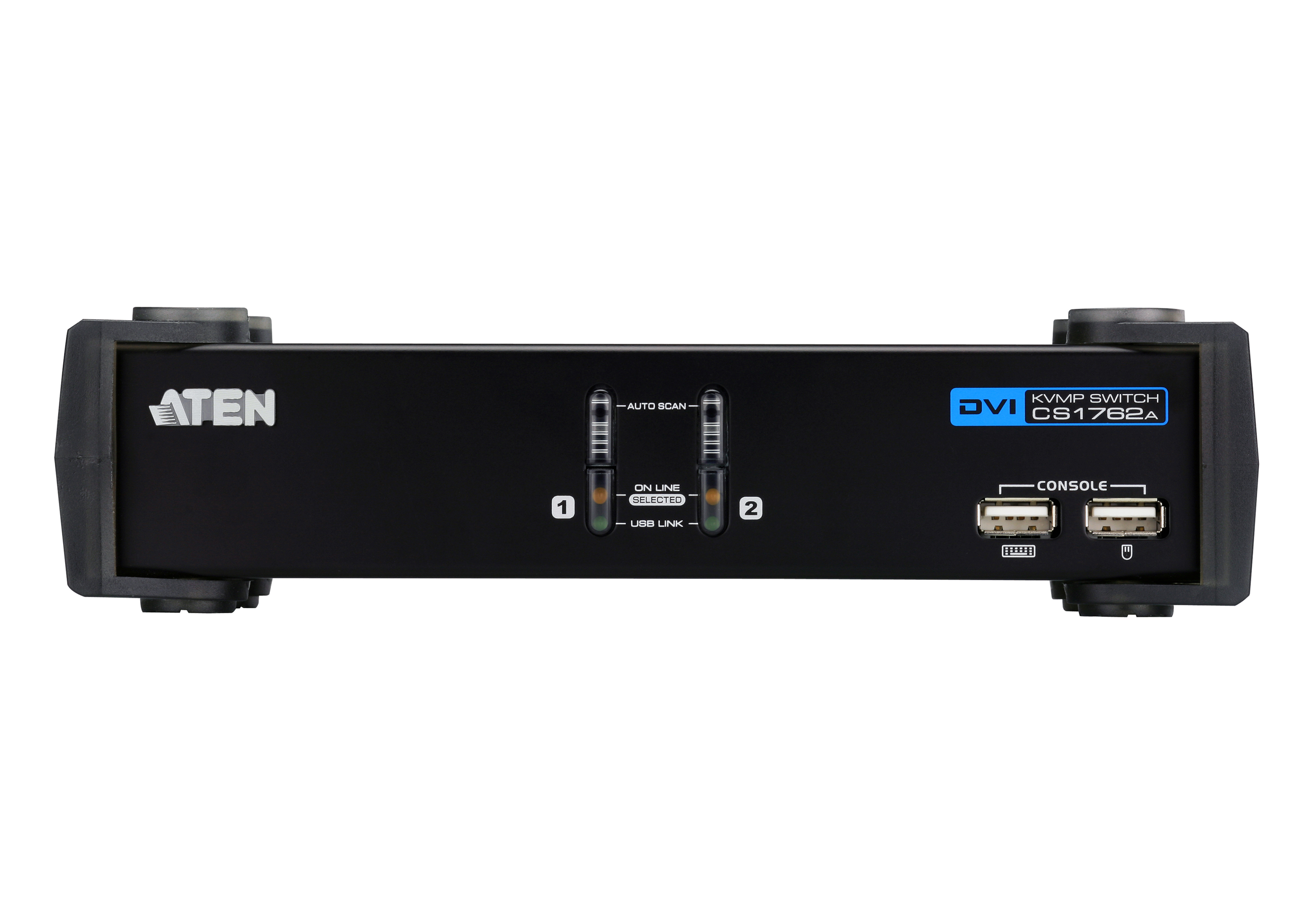 取寄 ATEN CS1762A DVI対応 2ポートKVMPスイッチ USB2.0ハブ搭載