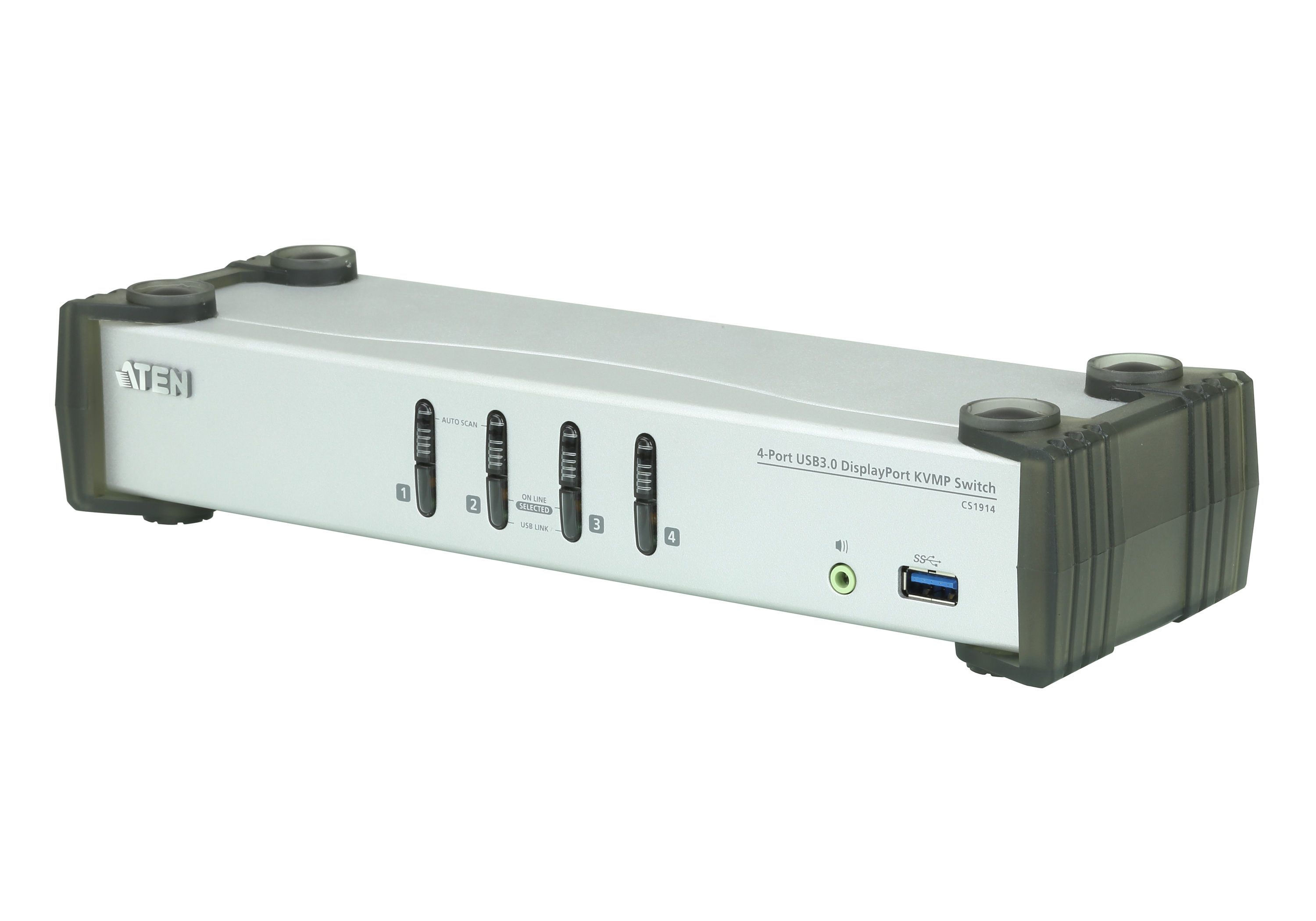 取寄 ATEN CS1914 USB 3.0ハブ搭載 4ポートUSB DisplayPort1.1 KVMPスイッチ