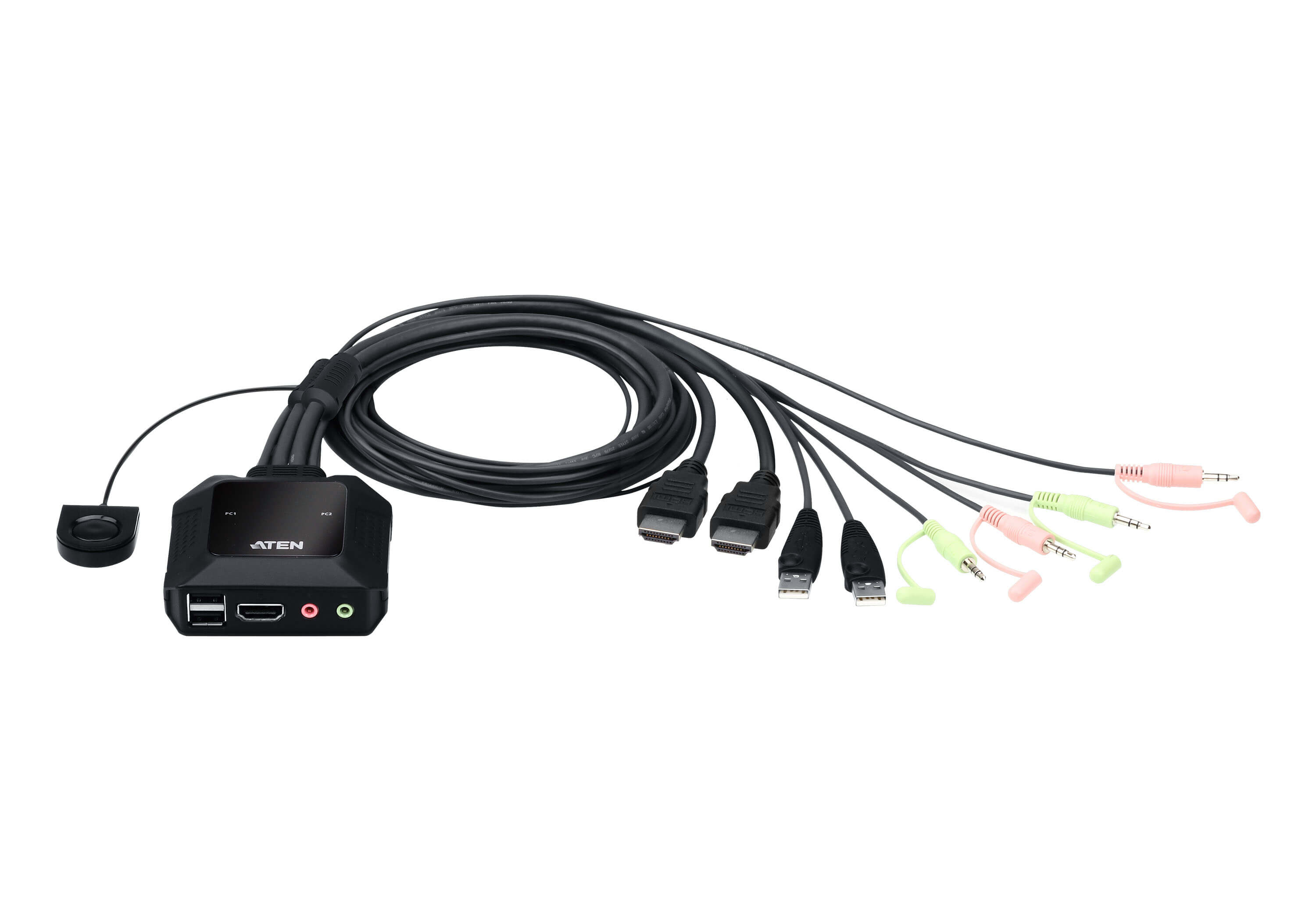 取寄 ATEN CS22H 2ポートUSB HDMIケーブル