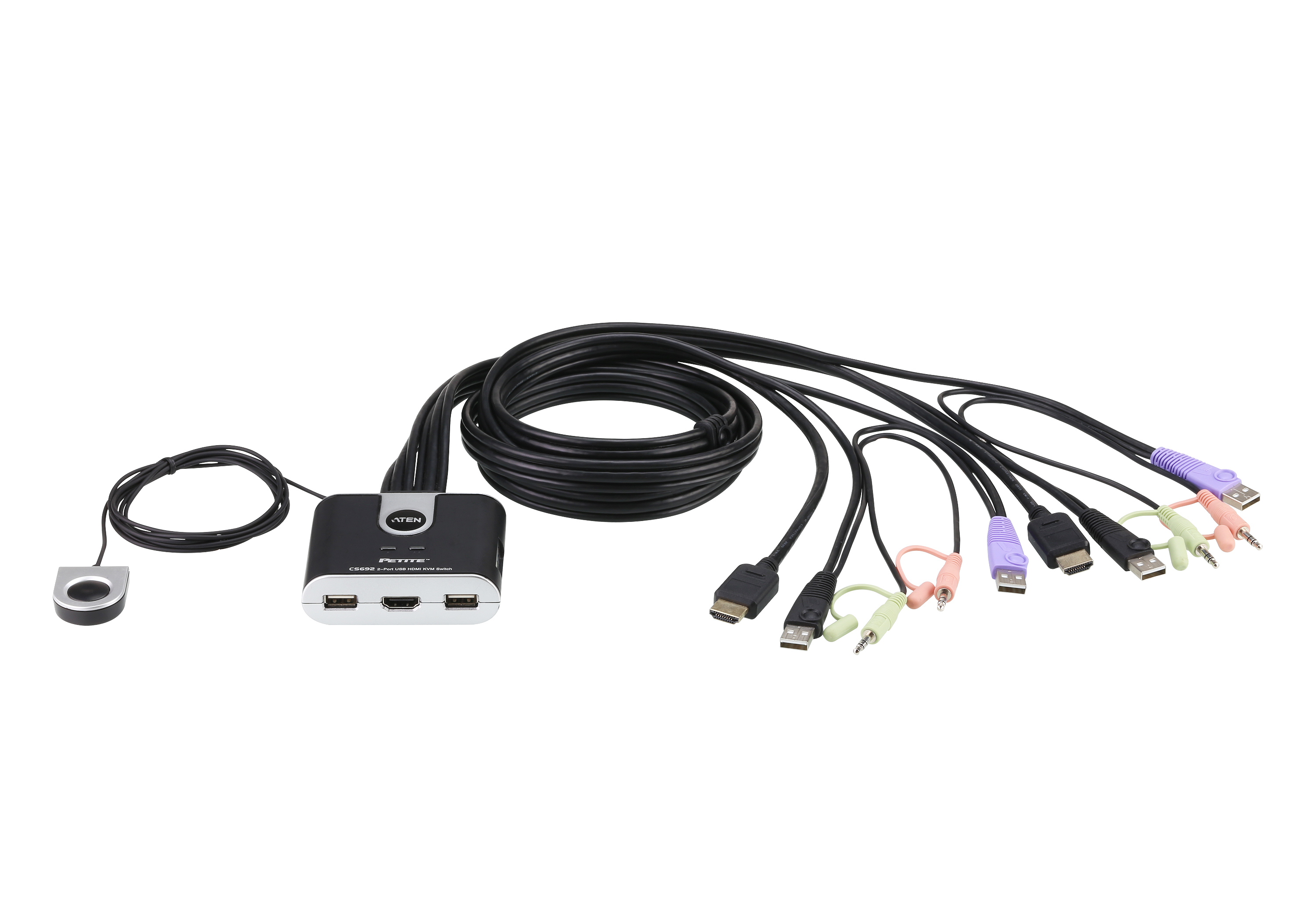 取寄 ATEN CS692 HDMI・オーディオ対応2ポートUSB KVMPスイッチ