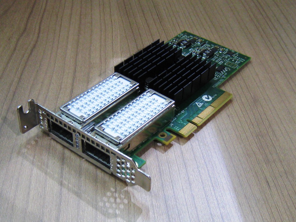 中古 Mellanox CX324A ConnectX-3 Dual Port 40GbE QSFP Ethernet Adapter ロープロファイル