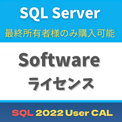 CSP SQL Server 2022 - 1 User CAL【エンドユーザー様のみ購入可能 転売不可】