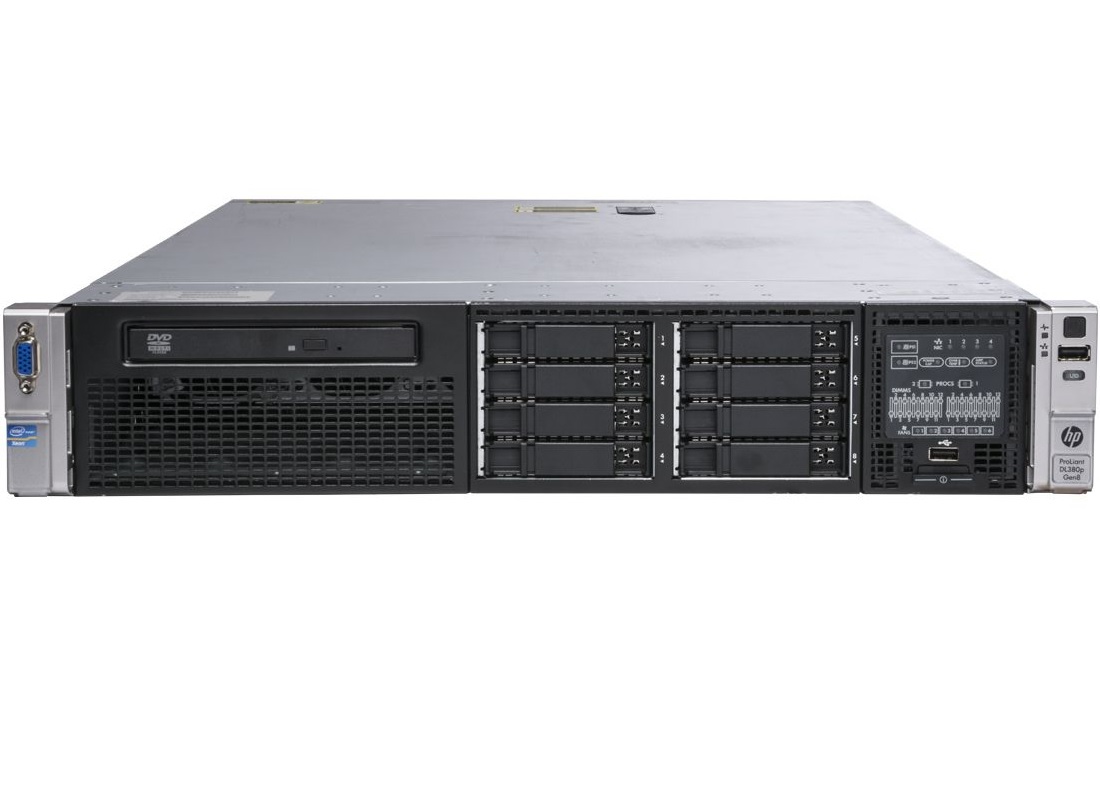 【otto認定中古】中古 HP ProLiant DL380p Gen8 E5-2640x2CPU 48GB 450GBx3