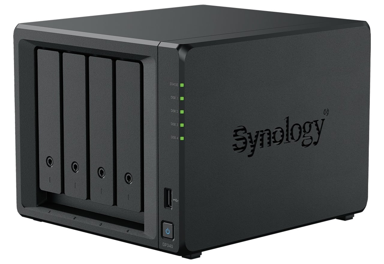 【純正HDD＆国内保守付】新品 Synology(シノロジー) ActiveProtectアプライアンス DP340 標準16GB HDD8TBx4 RAID5/M.2 SSD 400GBx2 RAID1 5年オンサイト保守&アプリケーションサポート