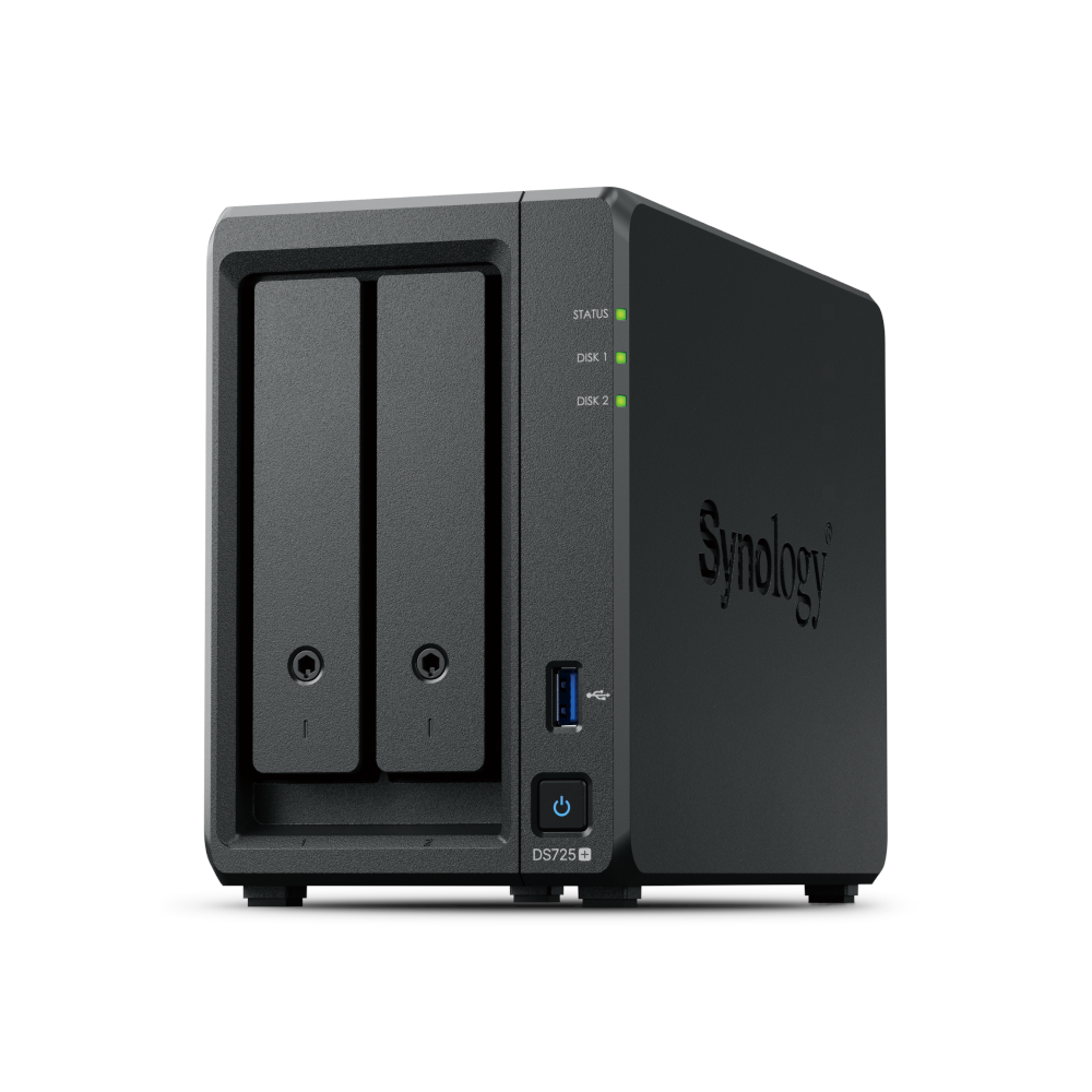 [7月限定価格]【純正HDD＆国内保守付】新品 Synology(シノロジー) DiskStation DS725+ 標準4GB HDD8TBx2 RAID1  5年間先出センドバック保守&5年アプリケーションサポートサービス