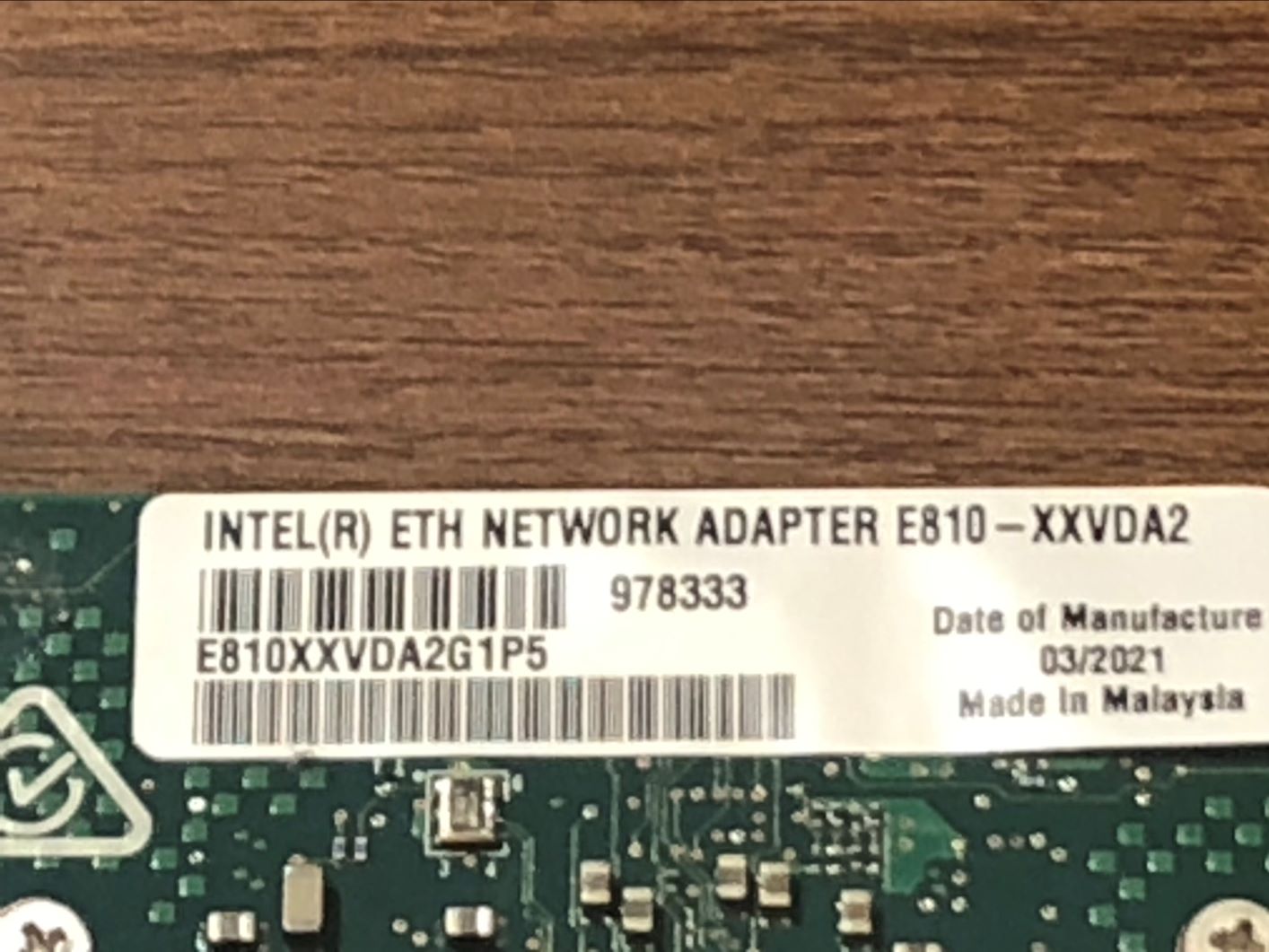 取寄 Intel E810-XXV DA2 25Gx2ポート