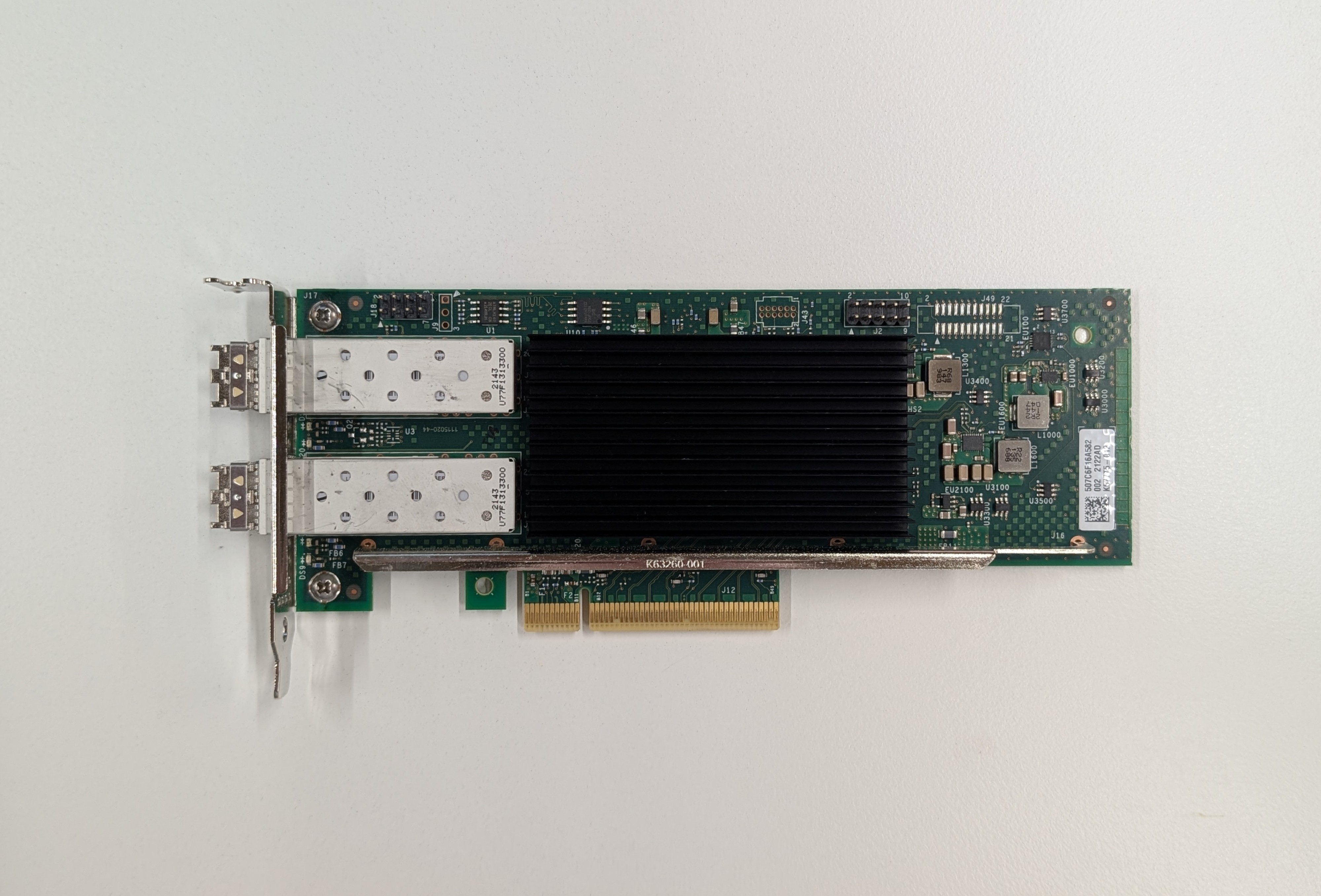 中古 Intel E810-XXVDA2 ロープロファイルのみ GBIC付