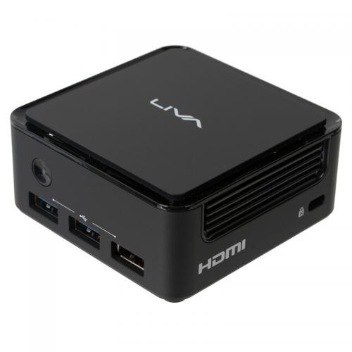 【取寄】ECS LIVA Q1L(N3350/4GB/eMMC 64GB/GbEx2/HDMI/Win10Pro)【74mm角PC】