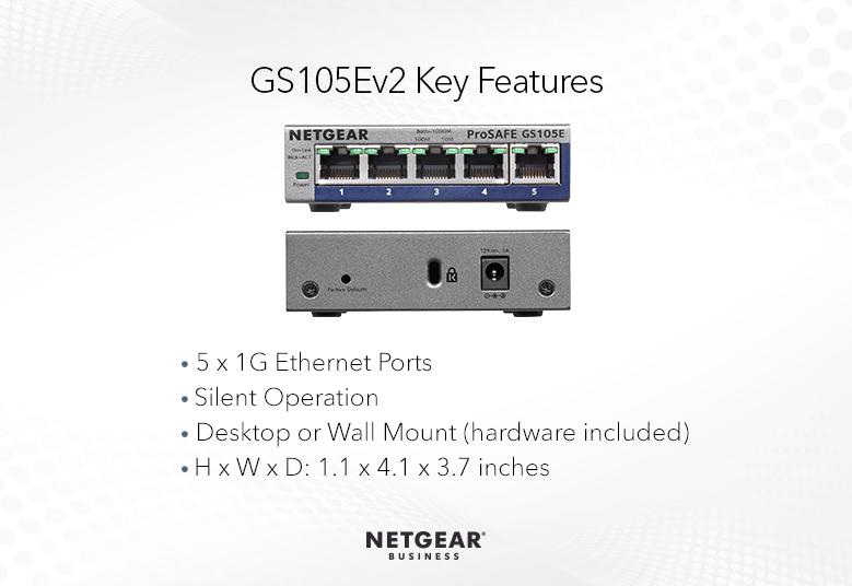取寄 NETGEAR GS105E-200JPS GS105E 日本語GUI ギガ5ポート アンマネージプラス
