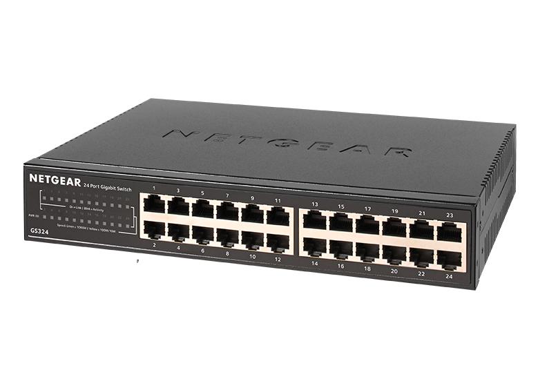 取寄 NETGEAR GS324-200JPS SOHO/家庭向けギガビット24ポート アンマネージスイッチ