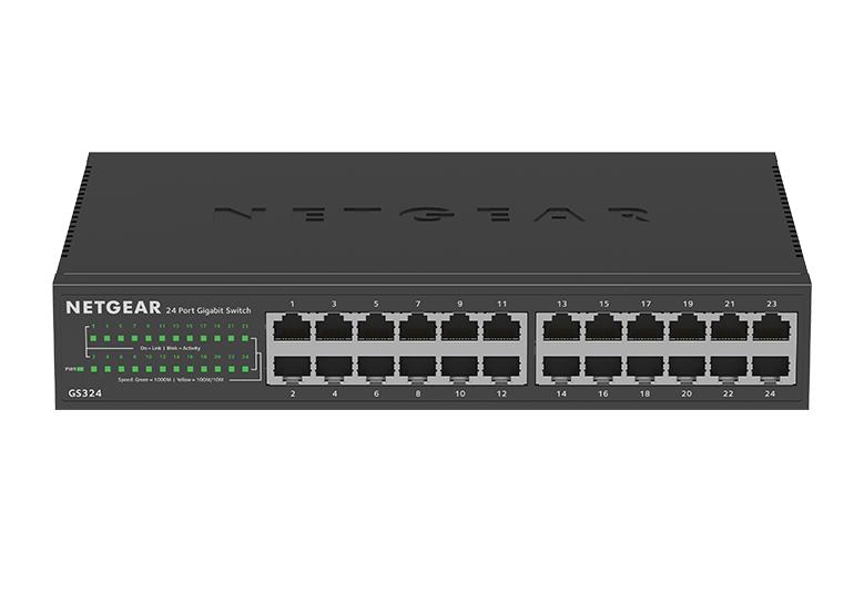 取寄 NETGEAR GS324-200JPS SOHO/家庭向けギガビット24ポート アンマネージスイッチ