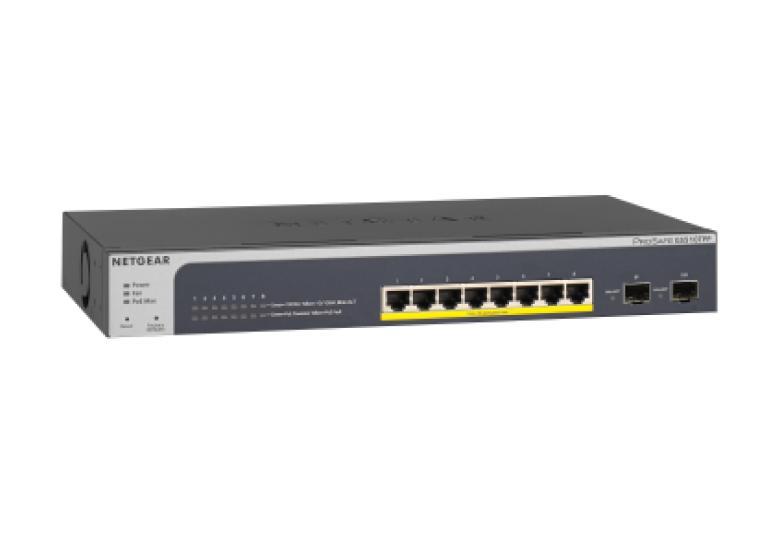 取寄 NETGEAR GS510TPP-100AJS GS510TPP PoE+(190W) ギガ8P L2+ スマートスイッチ