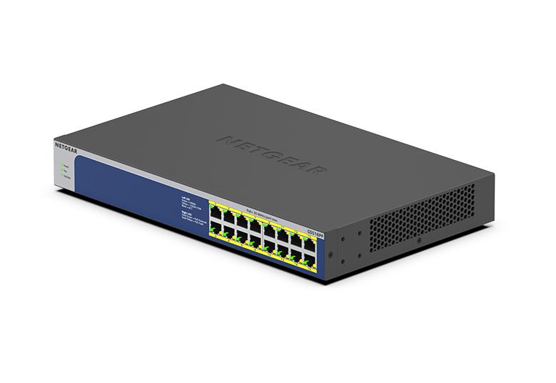 取寄 Netgear GS516PP-100AJS PoE+対応(260W)ギガビット16ポート アンマネージスイッチ