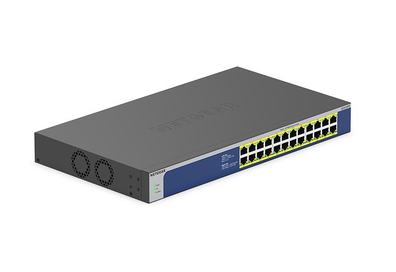 取寄 Netgear GS524PP-100AJS PoE+対応(300W)ギガビット24ポート アンマネージスイッチ