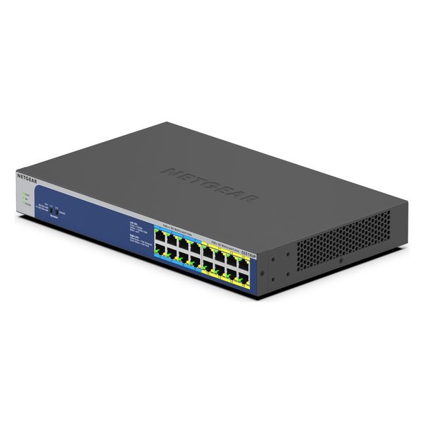 取寄 NETGEAR GS716TPP-100AJS PoE+対応(300W)ギガビット16ポート アプリ&クラウドスマートスイッチ