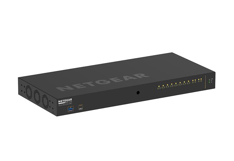 取寄 Netgear GSM4212PX-100AJS PoE+対応(240W) 1Gポート×10 SFP+スロット×2 フルマネージスイッチ