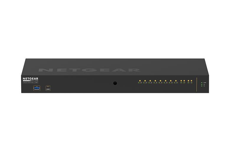 取寄 NETGEAR GSM4212P-100AJS PoE+対応(125W) 1Gポート×10 SFPスロット×2 フルマネージスイッチ