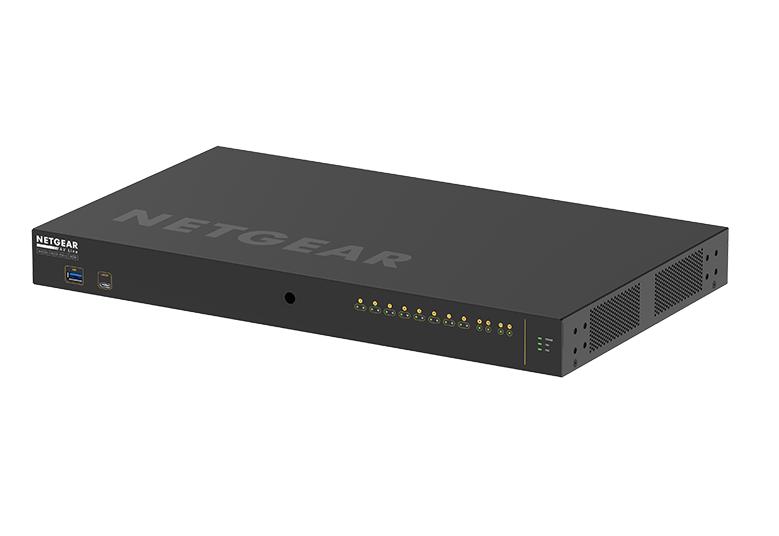 取寄 NETGEAR GSM4212UX-100AJS Ultra90 PoE++対応(720W) 1G×10 SFP+×2 フルマネージスイッチ