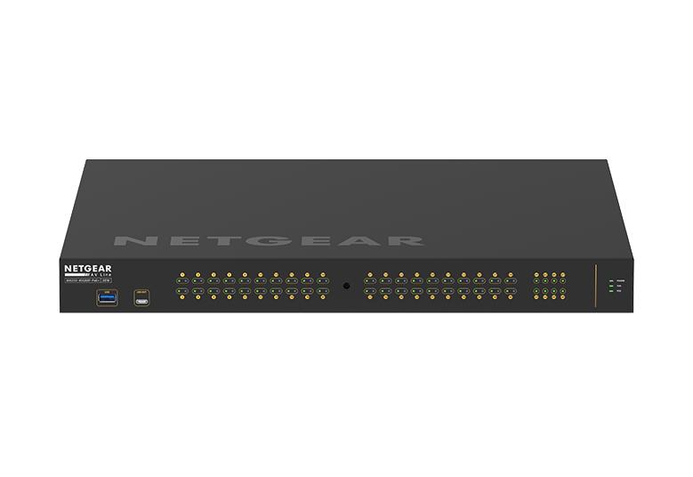 取寄 Netgear GSM4248PX-100AJS ProAV PoE+ 960W 1G×40 SFP+スロット×8 フルマネージスイッチ