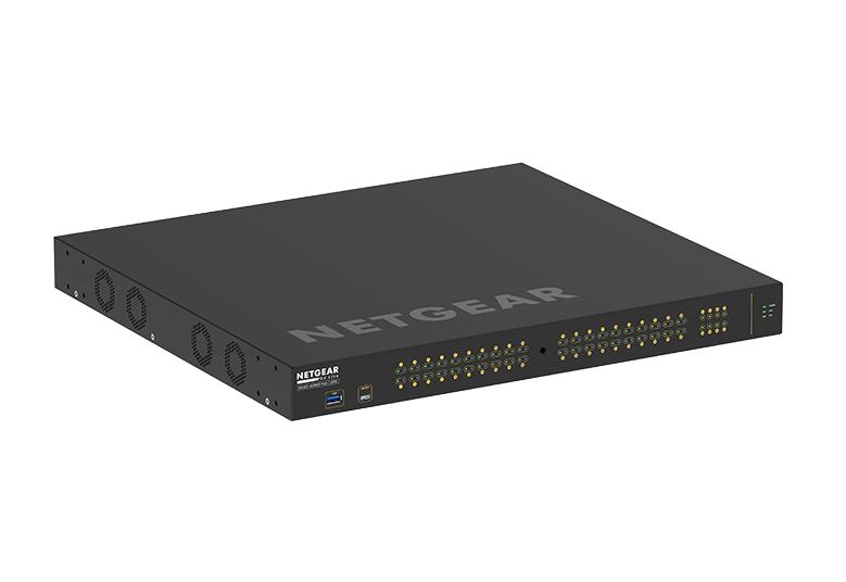 取寄 Netgear GSM4248PX-100AJS ProAV PoE+ 960W 1G×40 SFP+スロット×8 フルマネージスイッチ