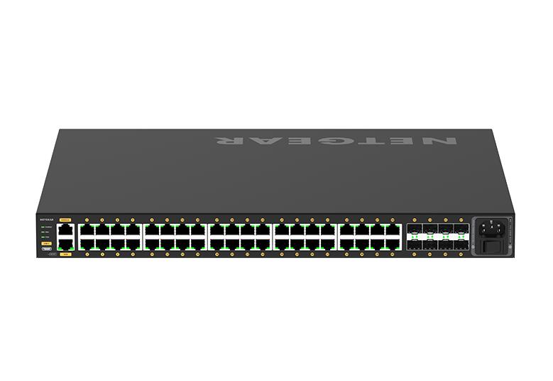 取寄 Netgear GSM4248PX-100AJS ProAV PoE+ 960W 1G×40 SFP+スロット×8 フルマネージスイッチ