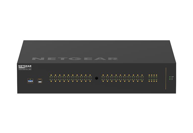 取寄 NETGEAR GSM4248UX-100AJS ProAV Ultra90 PoE++2880W 1G×40 SFP+×8 フルマネージスイッチ