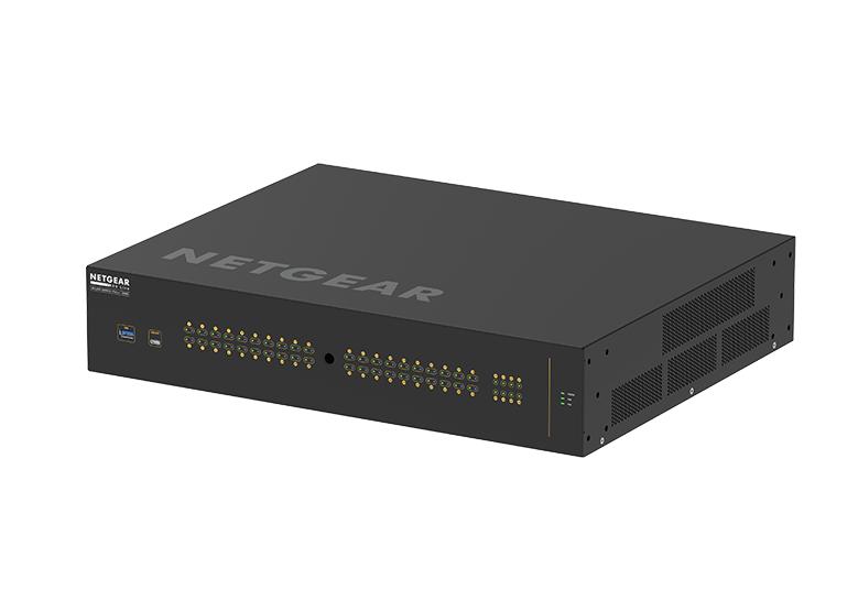 取寄 NETGEAR GSM4248UX-100AJS ProAV Ultra90 PoE++2880W 1G×40 SFP+×8 フルマネージスイッチ