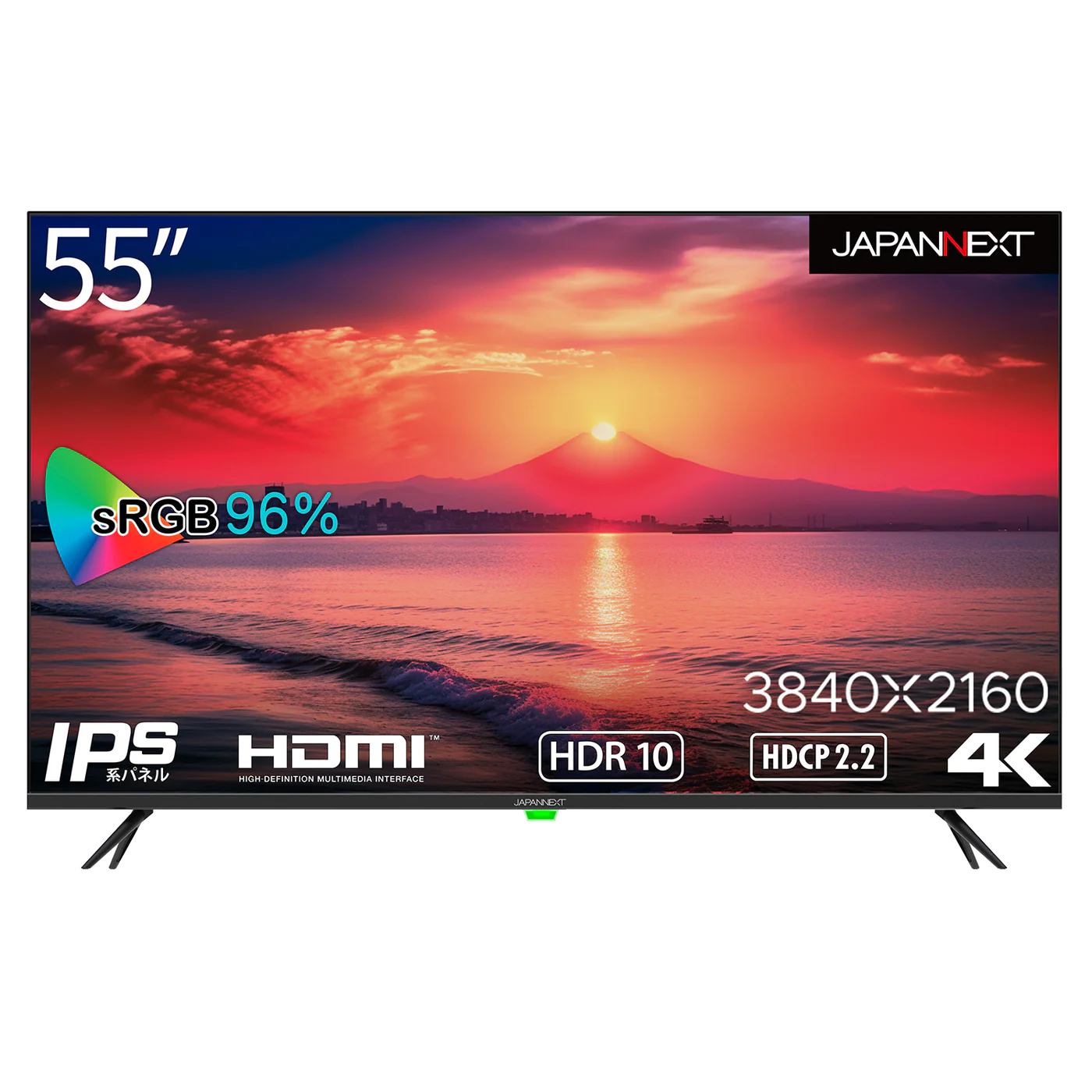 取寄メーカー直送 ジャパンネクスト JN-IPS5502TUHDR 55インチ 3840x2160 4K 大型ディスプレイ