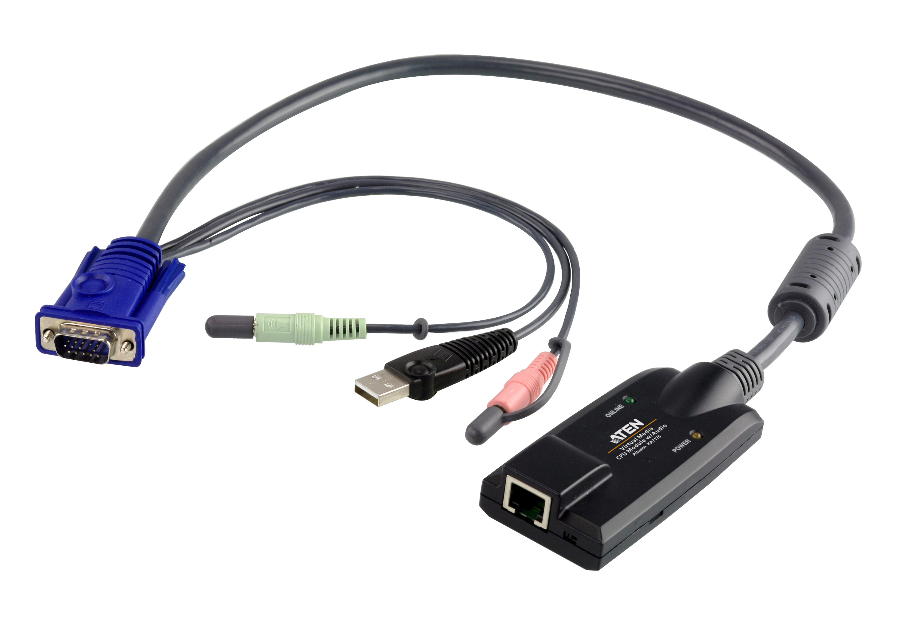 取寄 ATEN KA7176 USB コンピューターモジュール バーチャルメディア、オーディオ対応