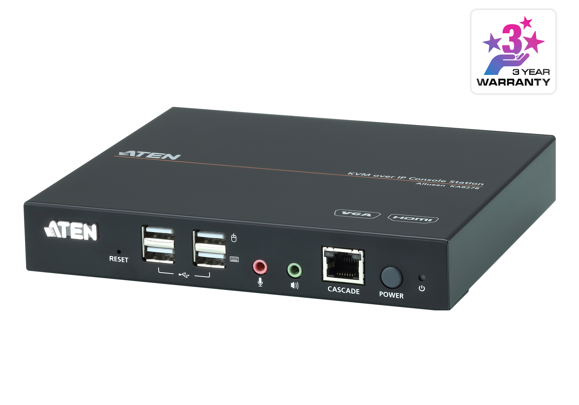 取寄 ATEN KA8278 KVM over IP コンソールステーション　VGA/HDMI
