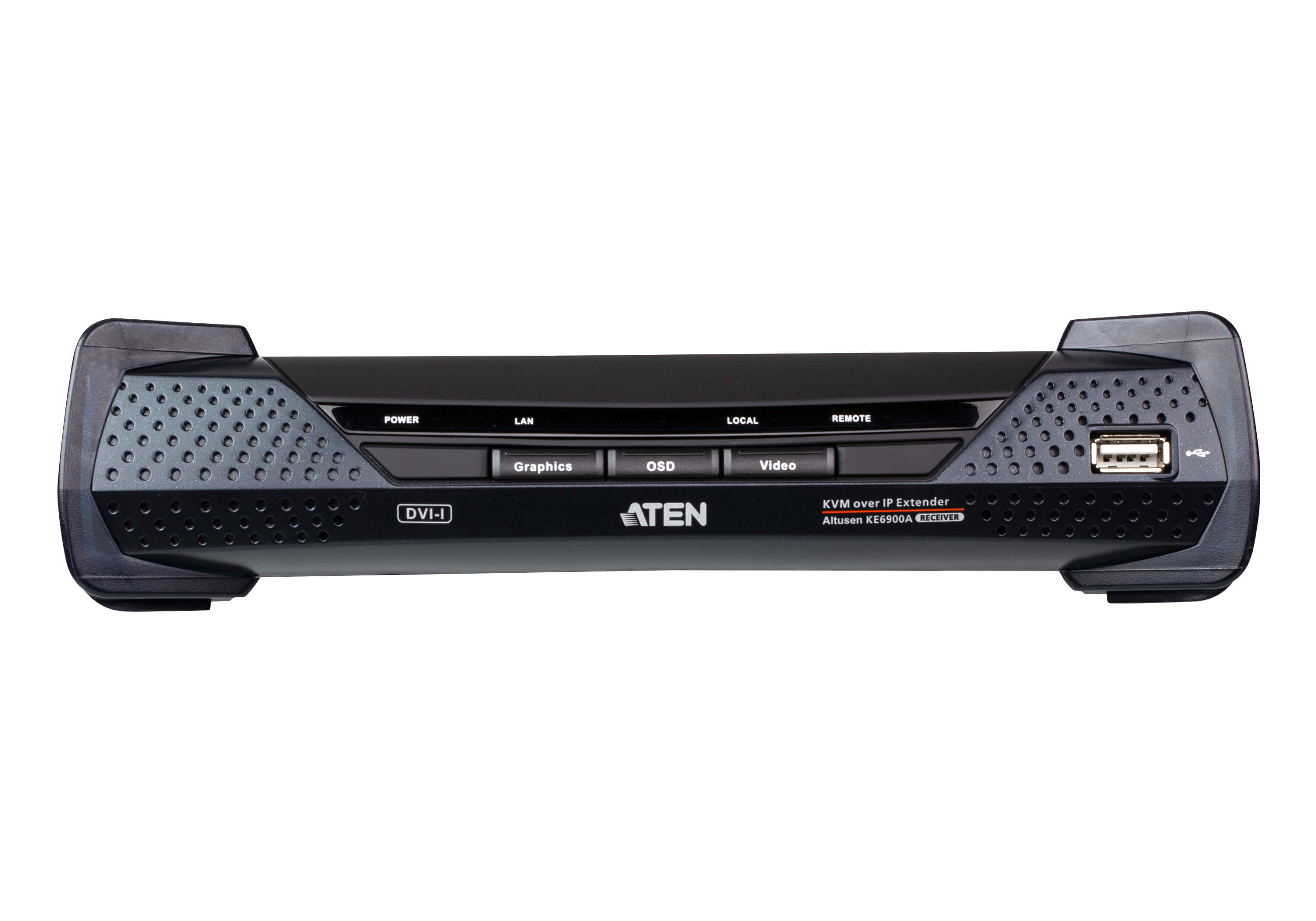 取寄 ATEN KE6900AR DVI-I シングルディスプレイ IP-KVMレシーバー（デュアル電源/LAN対応）