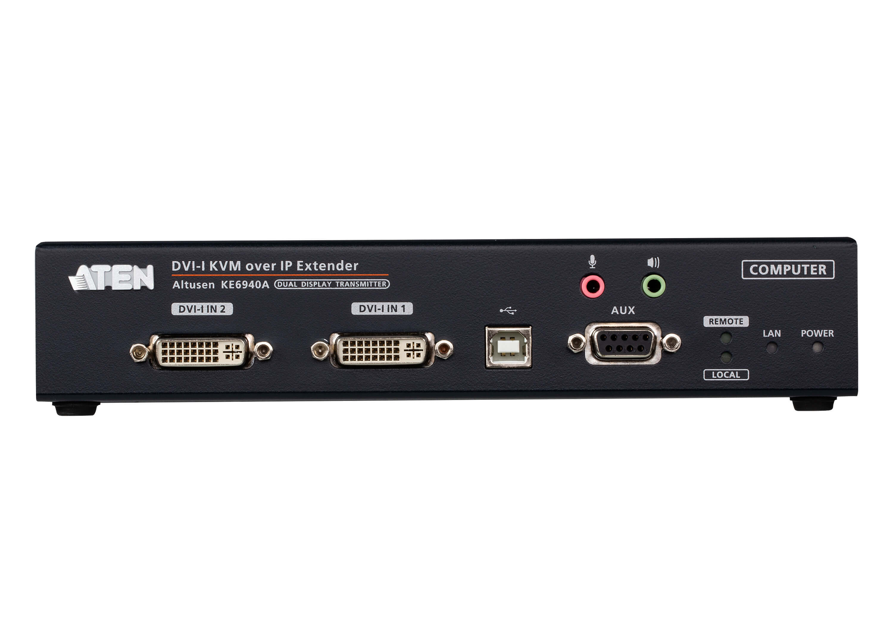 取寄 ATEN KE6940AT  DVI-Iデュアルディスプレイ IP-KVMトランスミッター（デュアル電源/LAN対応）