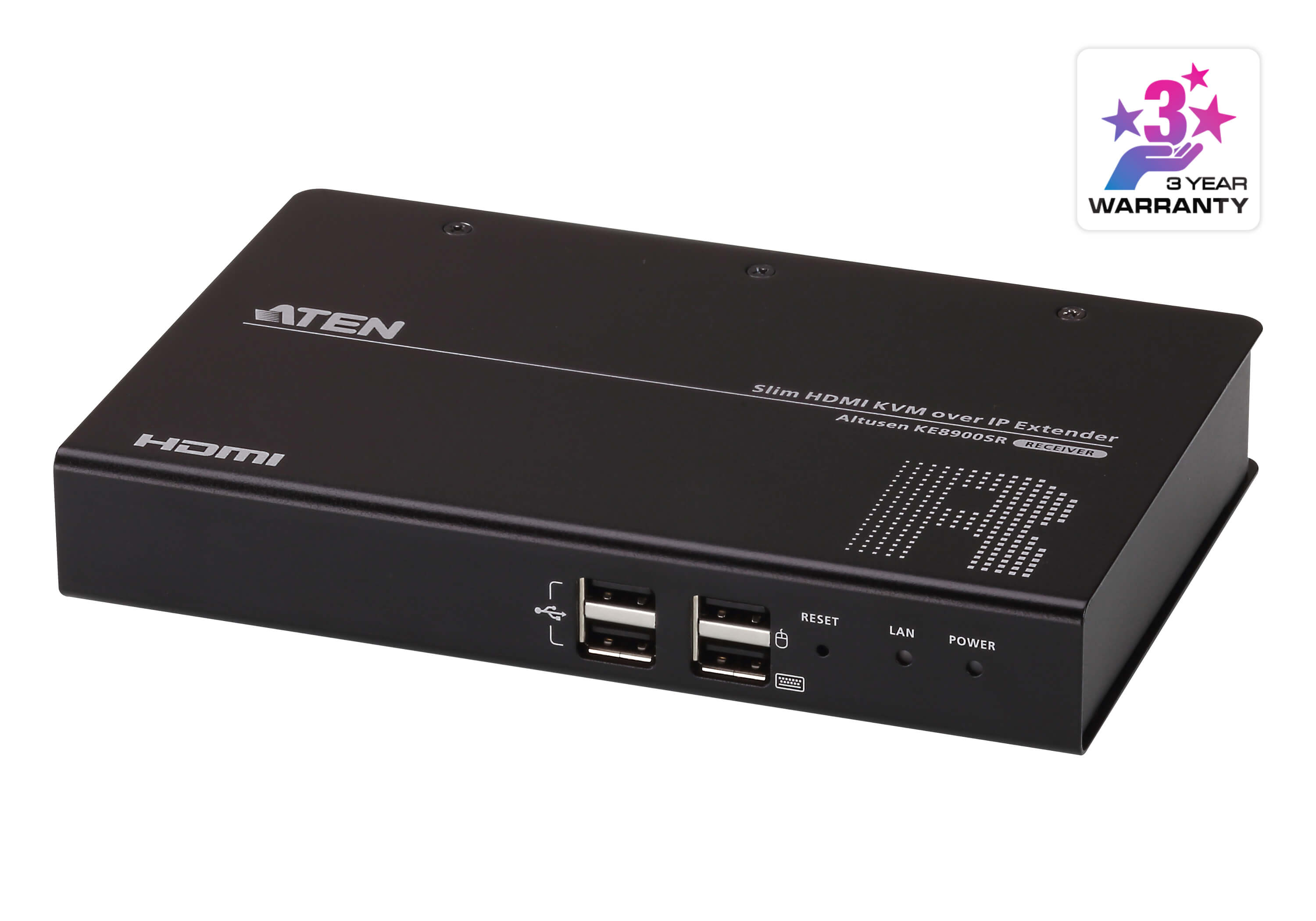 取寄 ATEN KE8900SR スリムタイプHDMI IP-KVMエクステンダー（レシーバー）