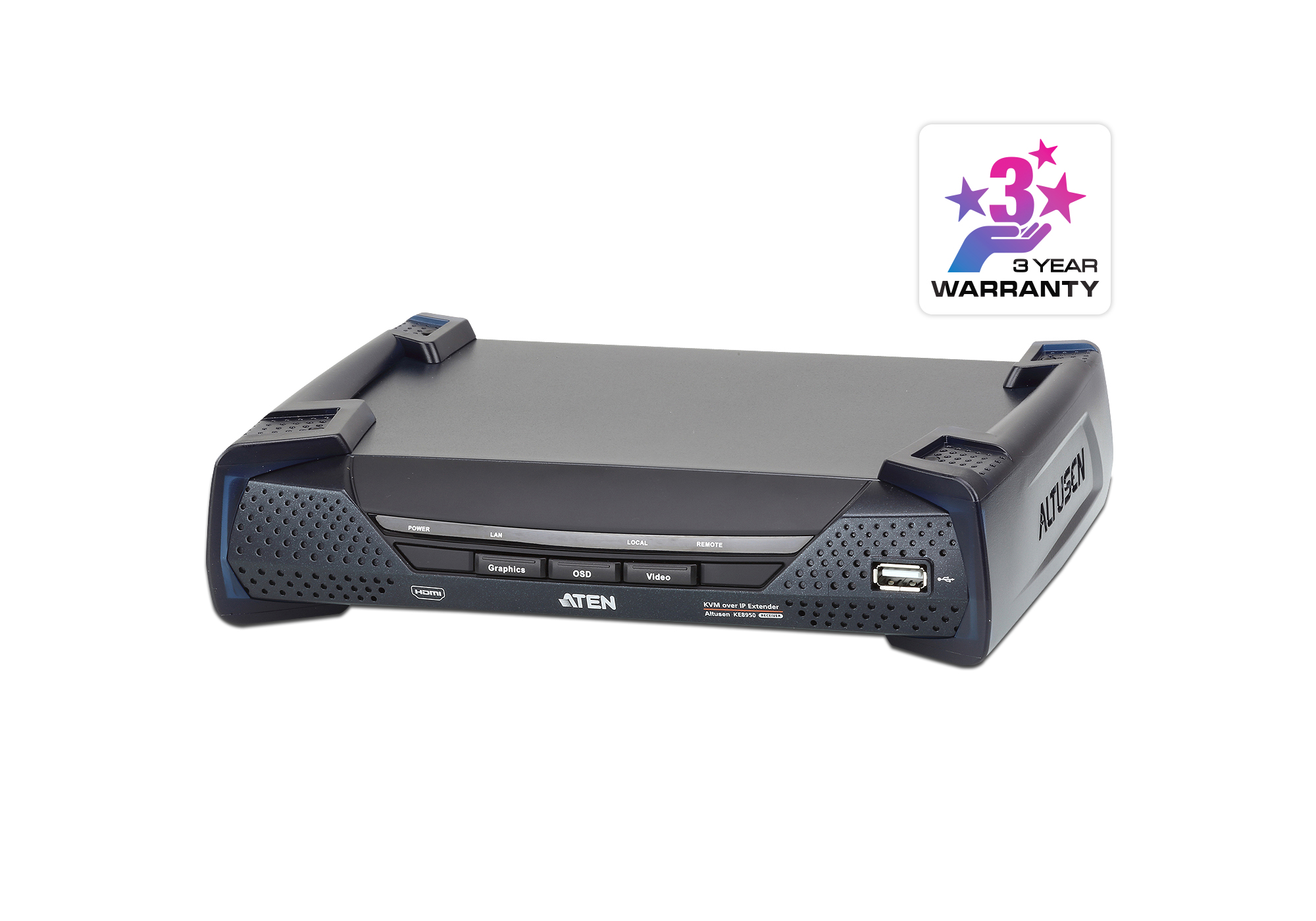 取寄 ATEN KE8950R HDMIシングルディスプレイIP-KVMエクステンダー　レシーバー